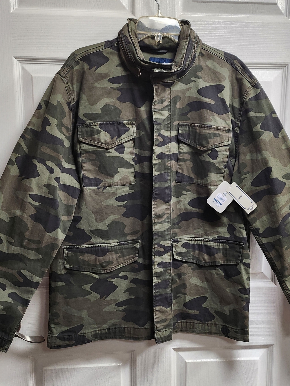 George Men's Camouflage Field Jacket - Olive Green Camo